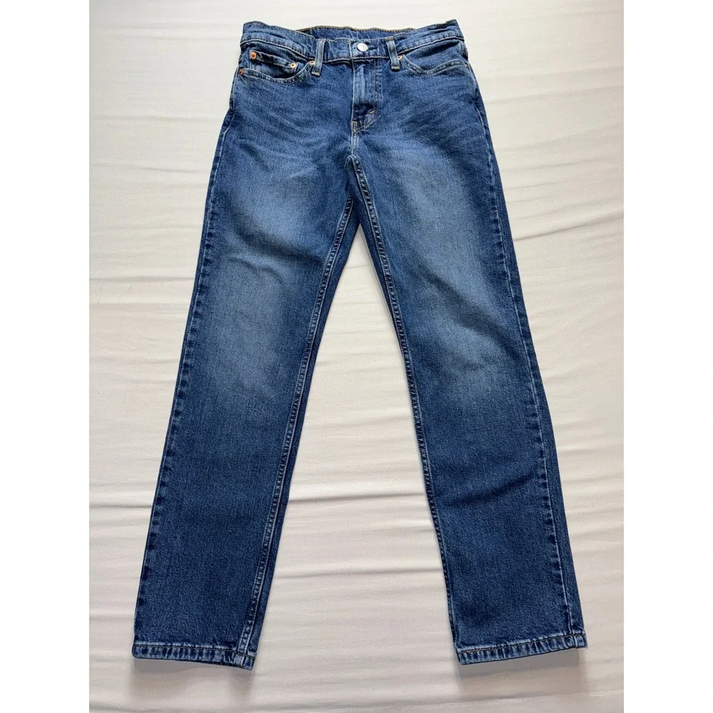 Levis 511 Slim Fit Jeans Mens W30 L30 Medium Wash Blue Denim Pants 04511-1924